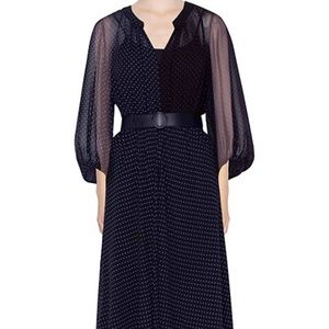 Akris Punto Two-Toned Polka Dot Dress